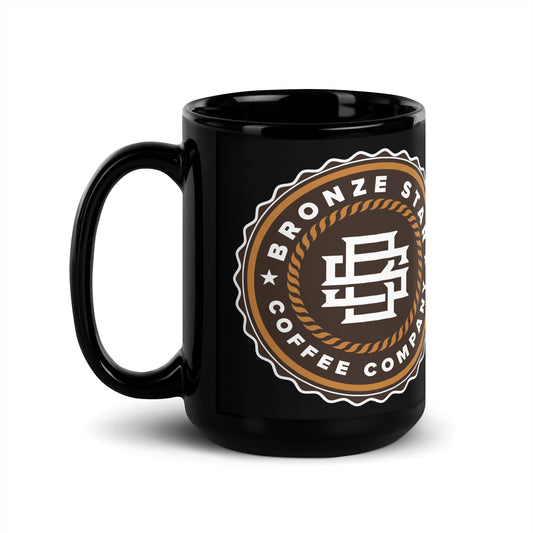 Black Coffee Mug - Logo